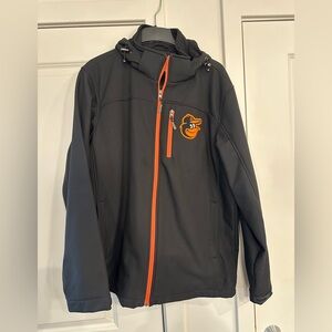 Genuine Merchandise Black Orioles Soft Shell Jacket